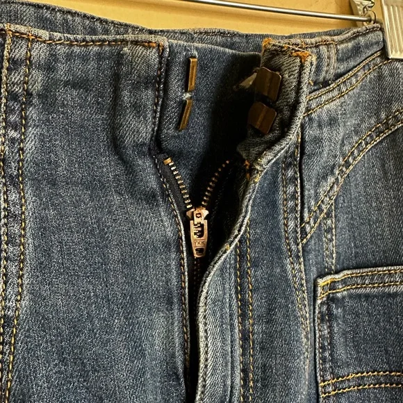 Anthropologie Pilcro Ultra High-Rise Seamed Wide-Leg Jeans - Picture 5 of 8